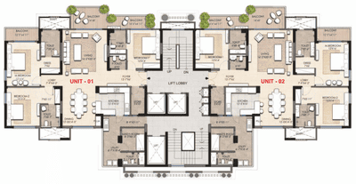Project Image of 3018.0 - 8268.0 Sq.ft 3 BHK Apartment for buy in Omaxe The Resort