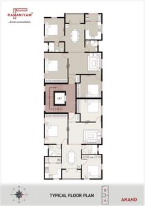 Project Image of 1327.0 - 1374.0 Sq.ft 3 BHK Apartment for buy in Ramaniyam Anand