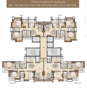 Project Image of 783.0 - 1174.0 Sq.ft 3 BHK Apartment for buy in Runwal Garden City Dahlia
