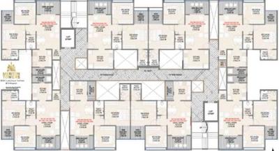 Project Image of 592.98 - 637.98 Sq.ft 2 BHK Apartment for buy in Shubh Meriton Towers