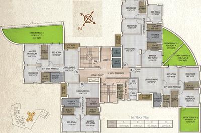 Project Image of 1063.0 - 2301.0 Sq.ft 2 BHK Apartment for buy in Oswal Orchard County