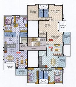 Project Image of 0.0 - 1900.0 Sq.ft 3 BHK Apartment for buy in Gandhi Silvanus Apartment