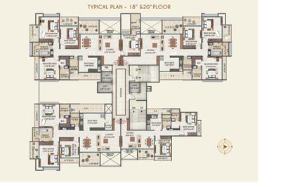 Project Image of 970.0 - 1970.0 Sq.ft 2 BHK Apartment for buy in Vighnaharta Sai Enclave