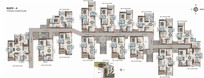 Project Image of 1340.0 - 2460.0 Sq.ft 2 BHK Apartment for buy in SMR Vinay Boulder Woods Block A
