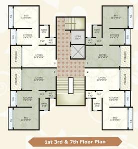 Project Image of 0.0 - 339.0 Sq.ft 1 BHK Apartment for buy in Shree Durga Nagar Complex
