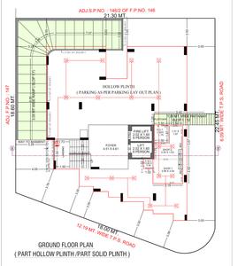Project Image of 553.91 - 635.29 Sq.ft 2 BHK Apartment for buy in Ambica Uttam Appartment