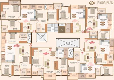 Project Image of 802.0 - 1831.0 Sq.ft 1 BHK Apartment for buy in Marvel Felicity