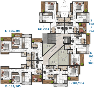 Project Image of 469.0 - 831.0 Sq.ft 1 RK Apartment for buy in SP Residency