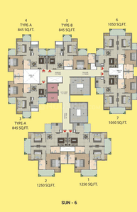 Project Image of 697.0 - 2666.0 Sq.ft 2 BHK Apartment for buy in Migsun Twiinz
