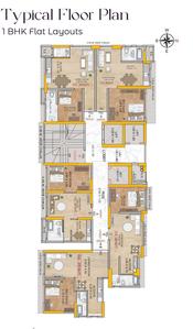 Project Image of 320.0 - 760.0 Sq.ft 1 BHK Apartment for buy in Srushtiraj Siddhi Square
