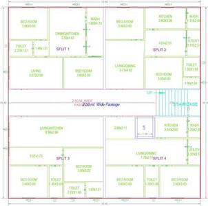 KVSS Venkatadri Residency Venkatadri Residency Cluster Plan For Typical Floor Plan 1