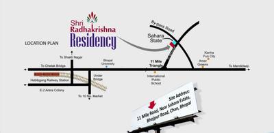 Project Image of 0.0 - 1700.0 Sq.ft 4 BHK Duplex for buy in Bhojpal Shri Radha Krishna Residency