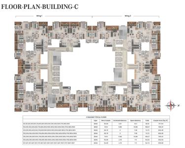 Project Image of 716.0 - 1165.0 Sq.ft 2 BHK Apartment for buy in Dolphin Casa Grande Building C Wing C1