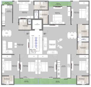 Project Image of 1350.0 - 1750.0 Sq.ft 3 BHK Apartment for buy in Complete I And M Floret Homes