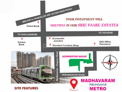Project Image of 500.0 - 850.0 Sq.ft 1 BHK Villa for buy in Srie Aishwariyam Villa Township