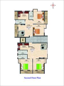 Project Image of 900.0 - 925.0 Sq.ft 2 BHK Apartment for buy in Oscar Elite Homes