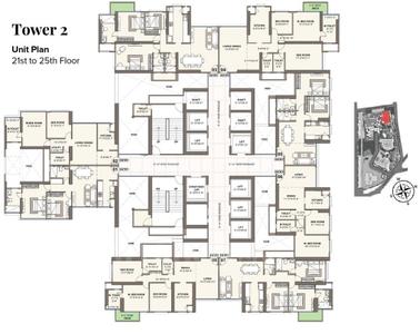 Project Image of 1150.02 - 1678.0 Sq.ft 2.5 BHK Apartment for buy in Monte South 1