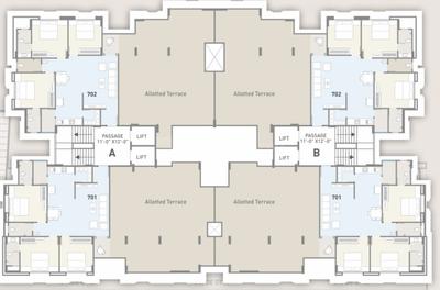 Project Image of 0.0 - 883.39 Sq.ft 3 BHK Apartment for buy in KD 10