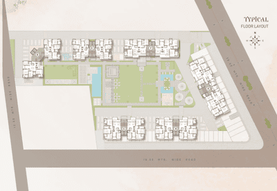 Project Image of 1664.0 - 2677.0 Sq.ft 3 BHK Apartment for buy in Samanvay Westbank