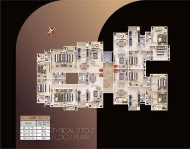 Project Image of 1645.0 - 1827.0 Sq.ft 3 BHK Apartment for buy in Florenza Apartment