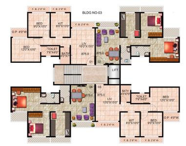 Project Image of 550 Sq.ft 1 BHK Apartment / Flat for sale in Ambernath West for Rs. 2300000