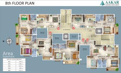 Project Image of 911.0 - 1233.0 Sq.ft 2 BHK Apartment for buy in Aakar Heights Wing B