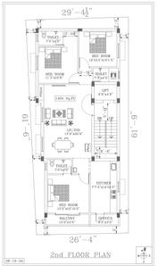 Sharewin Bhuvaneshwari Homes Bhuvaneshwari Homes Cluster Plan for 2nd Floor 1