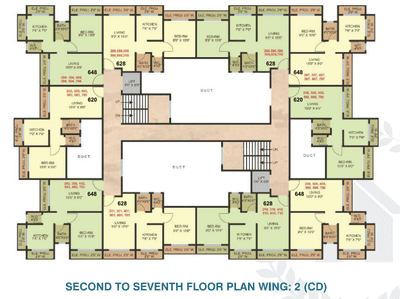 Project Image of 388.0 - 620.0 Sq.ft 1 BHK Apartment for buy in Shashwat Park