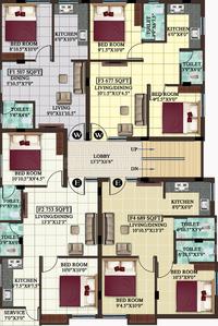 Project Image of 507.0 - 826.0 Sq.ft 1 BHK Apartment for buy in MP Hana
