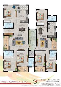 Project Image of 1434.0 - 1928.0 Sq.ft 3 BHK Apartment for buy in KCEE Anusham