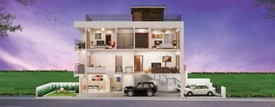 Project Image of 0.0 - 1427.0 Sq.ft 4 BHK Row House for buy in Prasad Pyramid County Bhukum