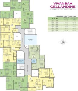 Project Image of 739.0 - 1112.0 Sq.ft 2 BHK Apartment for buy in Viijcon The Vivansaa Cellandine