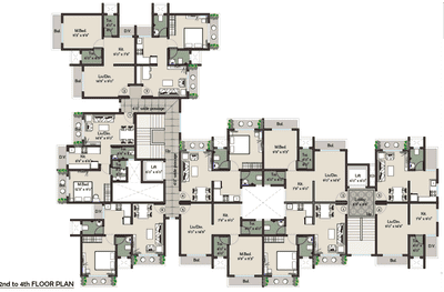 Project Image of 325.5 - 530.45 Sq.ft 1 BHK Apartment for buy in Prithvi Anand Kuber Complex Phase 1