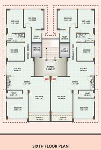 Project Image of 1295.44 - 1314.06 Sq.ft 4 BHK Apartment for buy in Marina 7
