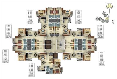 Project Image of 950.0 - 1740.0 Sq.ft 2 BHK Apartment for buy in Mantri Webcity
