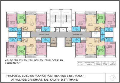 Project Image of 1115 Sq.ft 2 BHK Apartment / Flat for sale in Kalyan West for Rs. 9000000