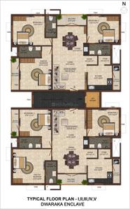 Project Image of 0.0 - 1625.0 Sq.ft 3 BHK Apartment for buy in India Dwaraka Enclave