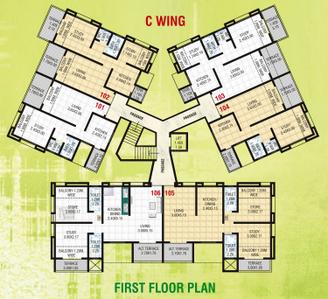 Project Image of 446.0 - 569.0 Sq.ft 1.5 BHK Apartment for buy in Saarvi Nisarg