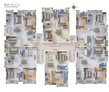 Project Image of 1058.0 - 2083.0 Sq.ft 2 BHK Apartment for buy in Aadayae Parvati Towers