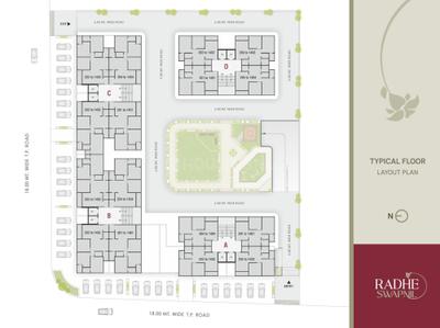 Project Image of 602.67 - 847.23 Sq.ft 2 BHK Apartment for buy in Radhe Swapnil