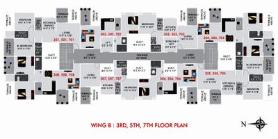 Project Image of 0.0 - 532.0 Sq.ft 2 BHK Apartment for buy in SN Kinjal Pristine Wing A And B