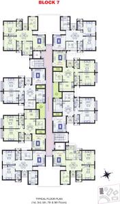 Project Image of 1170.0 - 1278.0 Sq.ft 2.5 BHK Apartment for buy in Vijay Shanthi Boulevard