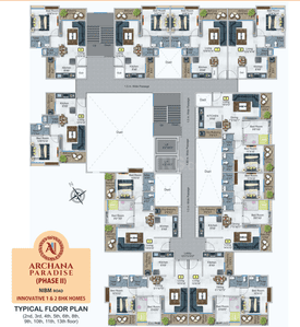 Project Image of 400.53 - 588.79 Sq.ft 1 BHK Apartment for buy in Kanifnath Archana Paradise Phase II B