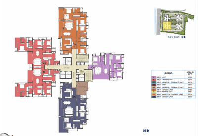 Project Image of 1750.0 - 2861.0 Sq.ft 3 BHK Apartment for buy in Prestige Ocean Pearl