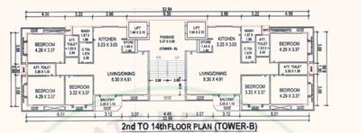 Project Image of 3082.68 - 3606.34 Sq.ft 3 BHK Apartment for buy in Anadi Kesar Elegance