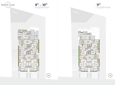 Project Image of 639.81 - 870.8 Sq.ft 2 BHK Apartment for buy in Shyam Bhavya Elan