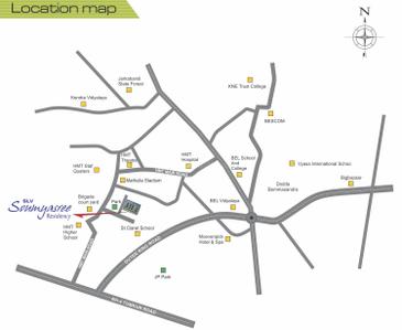 Project Image of 1082.0 - 1538.0 Sq.ft 2 BHK Apartment for buy in SLV Soumyasree Residency