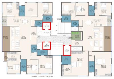 Project Image of 1700 Sq.ft 3 BHK Apartment / Flat for sale in Shivaji Nagar for Rs. 35000000