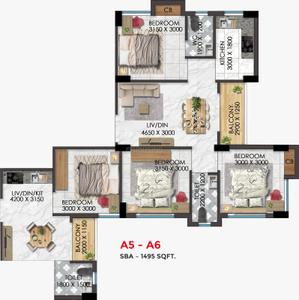 Project Image of 435.0 - 1555.0 Sq.ft 1 BHK Apartment for buy in Westroad Ophelia