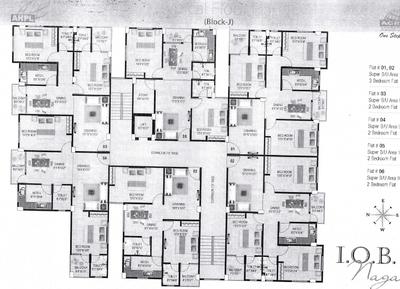 Project Image of 612.0 - 1300.0 Sq.ft 1 BHK Apartment for buy in Agrani IOB Nagar G To J